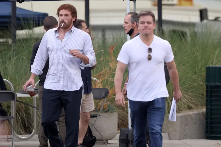 On the Set of Their Nike Movie, Ben Affleck and Matt Damon Were Seen Together