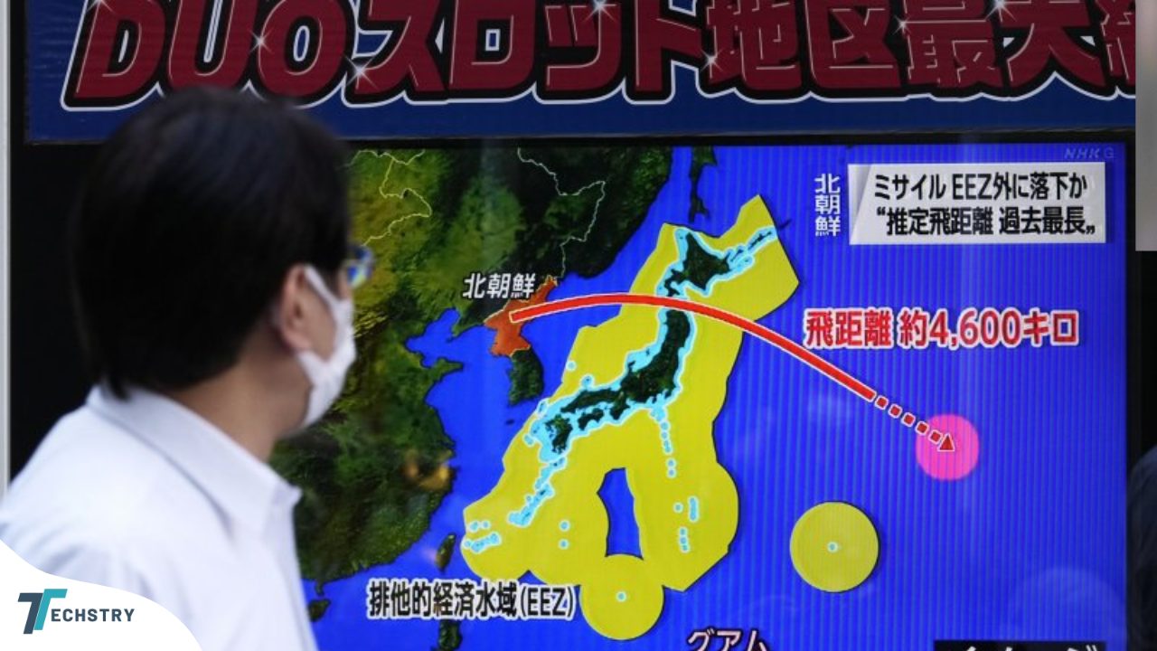 Ballistic Missile Launched by North Korea Over Japan