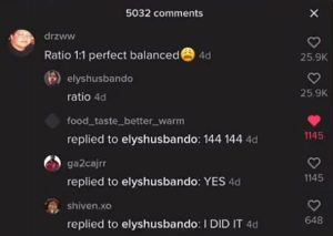 What Does Ratio Mean on Tik Tok? Why Everyone Commenting “Ratio” on Tik ...