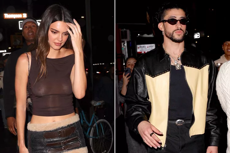 Bad Bunny and Kendall Jenner Enjoy a romantic dinner together in New York City.