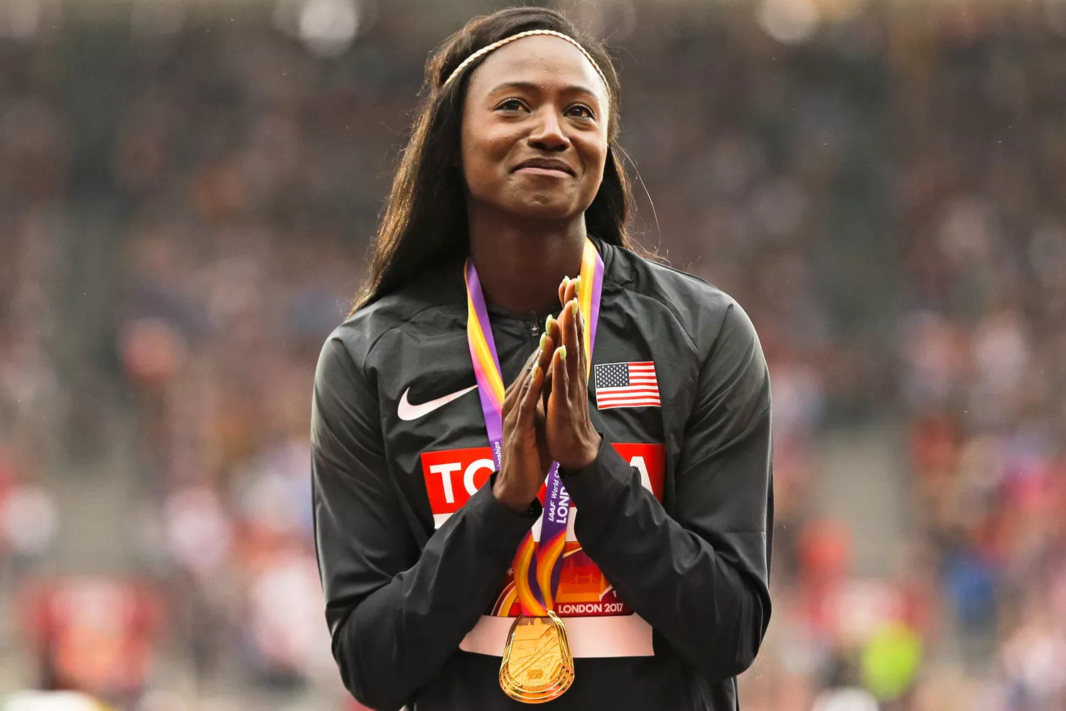 Olympic athlete Tori Bowie was discovered dead at her home during a wellness check; no foul play is suspected 