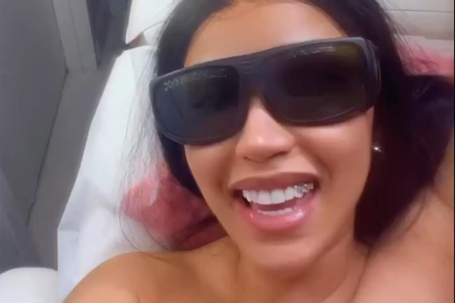 Cardi B Funnily Instagrams Her Laser Hair Removal Procedure: I'm So Afraid 